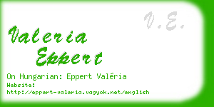 valeria eppert business card
